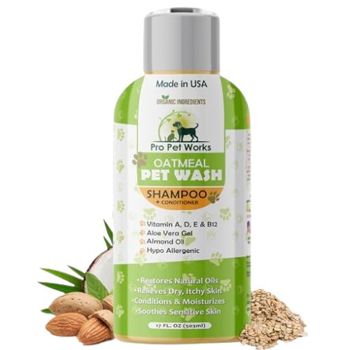 Pro Pet Works Organic 5 in 1 Oatmeal Dog Shampoo and Conditioner